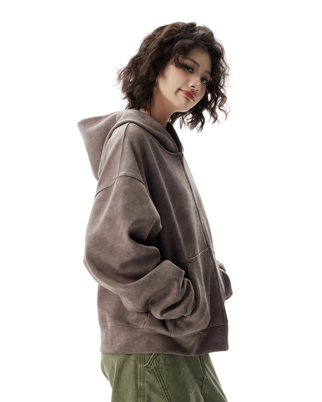 Vintage Zip Up Hoodie  HGX0038