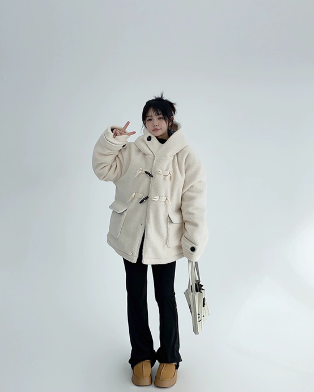 Fluffy Duffle Coat YLS0973