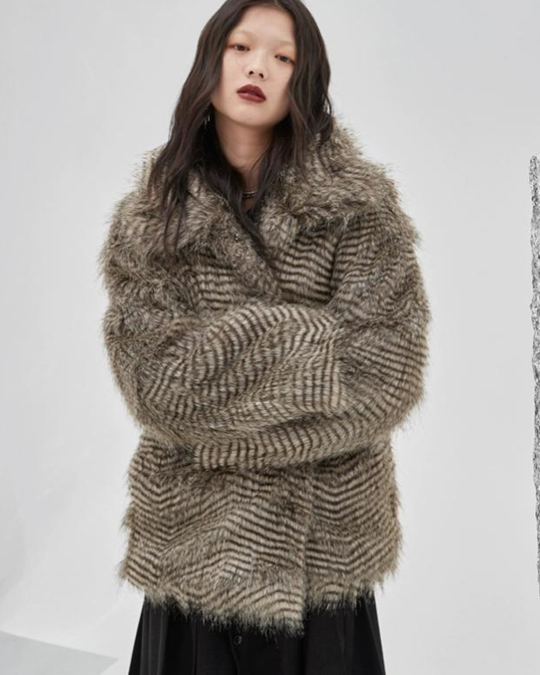 Retro Faux Fur Coat TKC0007