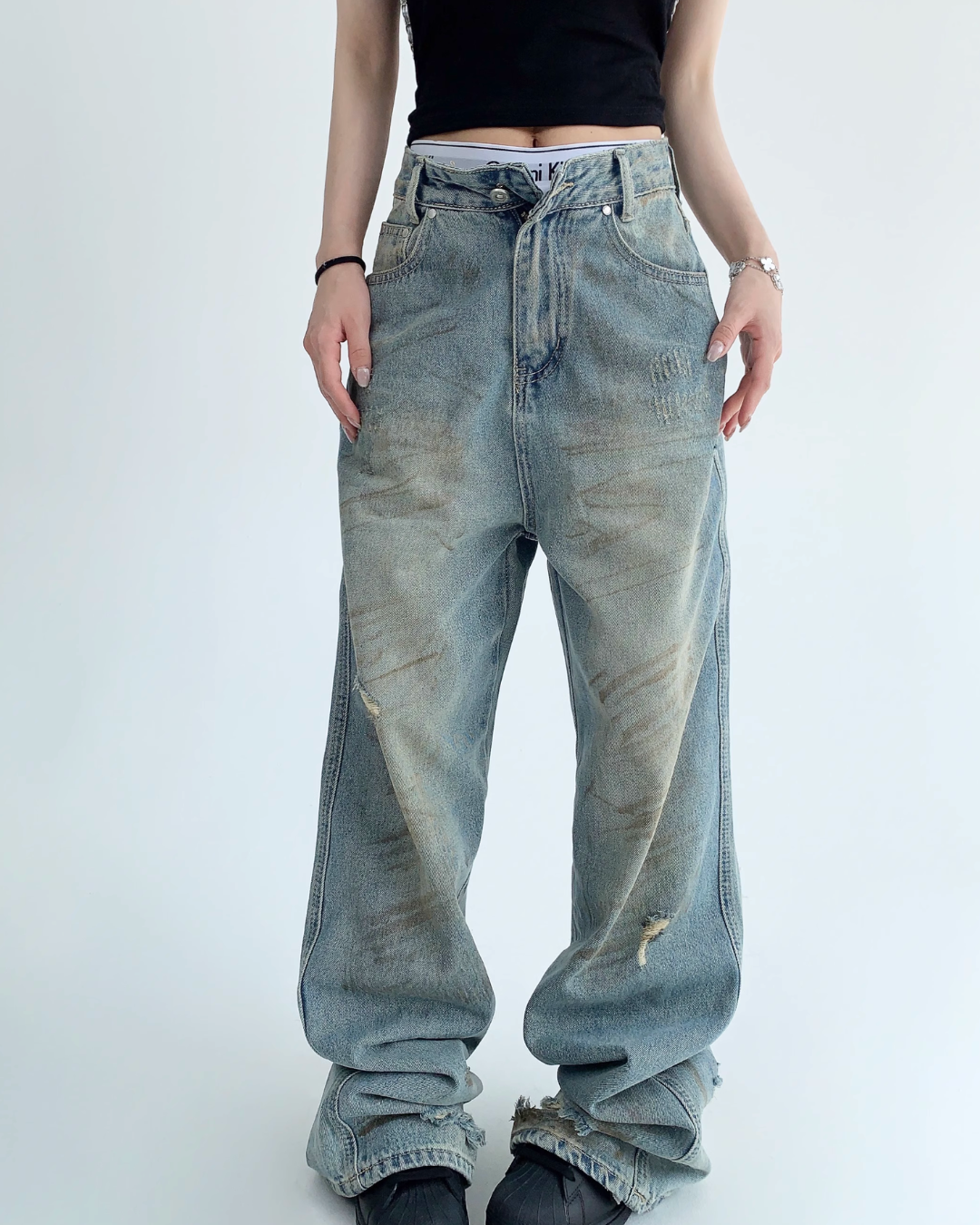 Vintage Denim Pants YLS0181