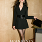 Tailored Satin Waist Belt Dress WNG0003