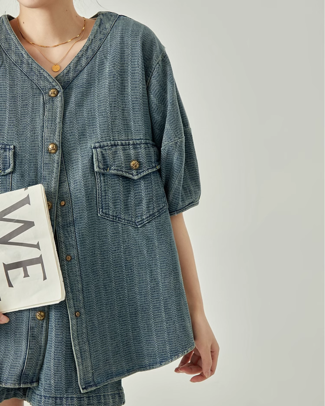 Luxury Denim Tops / Denim Pants LLA0065