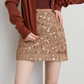 Champagne Tweed Mini Skirt DPY0077