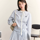 Striped Long Sleeve Dress MST0001