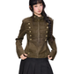 Double-Breasted Stand Collar Jacket EZK0111
