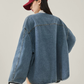 Duffle Button Denim Jacket FER0386