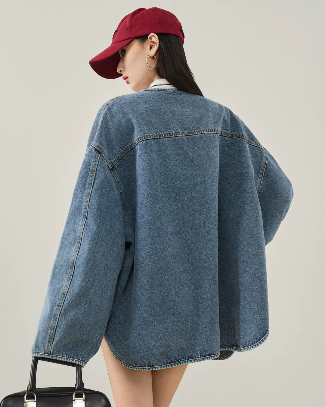 Duffle Button Denim Jacket FER0386