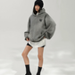 Wool Oversized Pullover Hoodie ACS0384