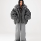 Fur Hood Knit Jacket ACS0357