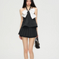 White Ribbon Halterneck Camisole PUC0019