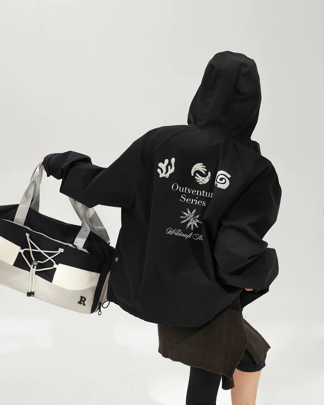 Stand Collar Zip Hoodie ACS0376