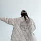 Round Hem Quilted Jacket YLS0428