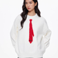 Tie Loose Knit Pullover UDS0004