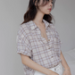 Plaid Half Sleeve Shirt VNS0019