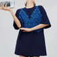 Flower Lace Docking Short-Sleeve T-Shirt FER0325