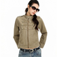 Stand Collar Biker Jacket BGS0058