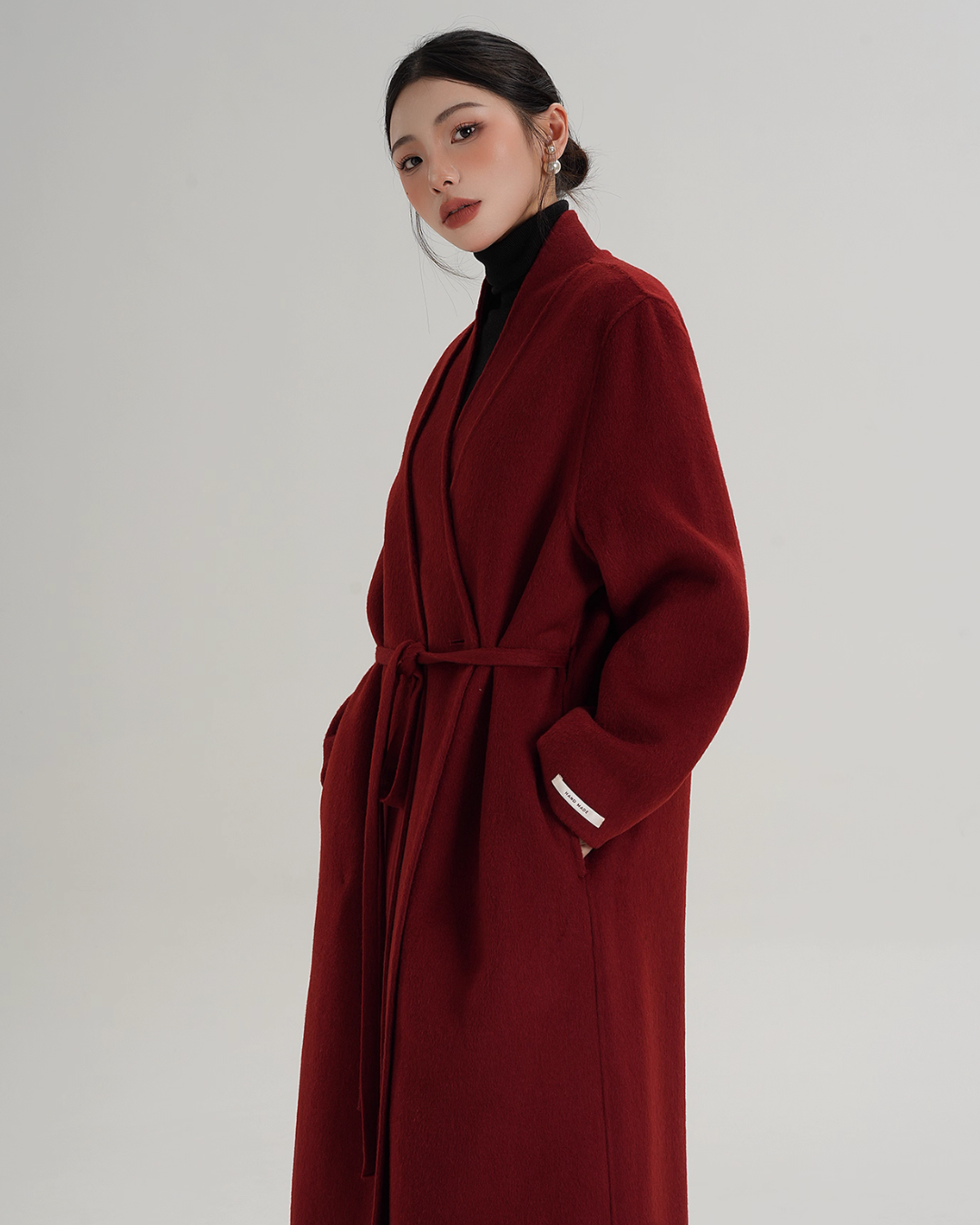 Elegant Wool Long Coat SRS0385
