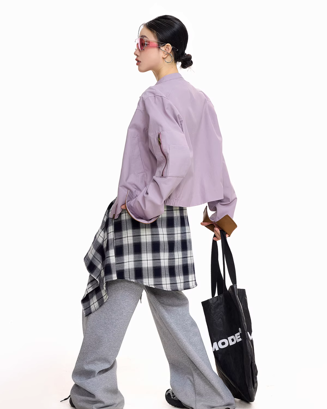 Zip Design Short Jacket ICM0084