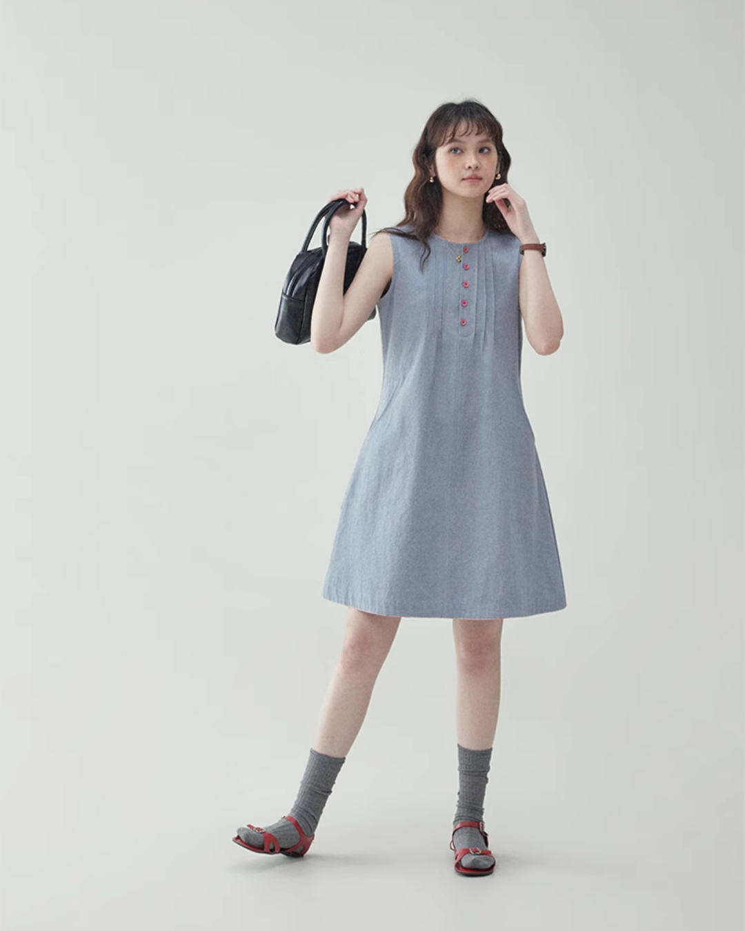 Cotton Jumper Skirt AMU0005