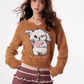 Rabbit Fluffy Pullover Knit ZZF0300