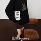 Tiger Round-Neck Knit / Leopard Mini Skirt LLA0633