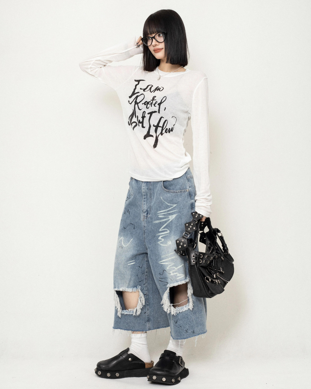 Logo Summer Knit Tops ZRS0076