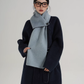 Scarf Design Long Wool Coat SRS0409