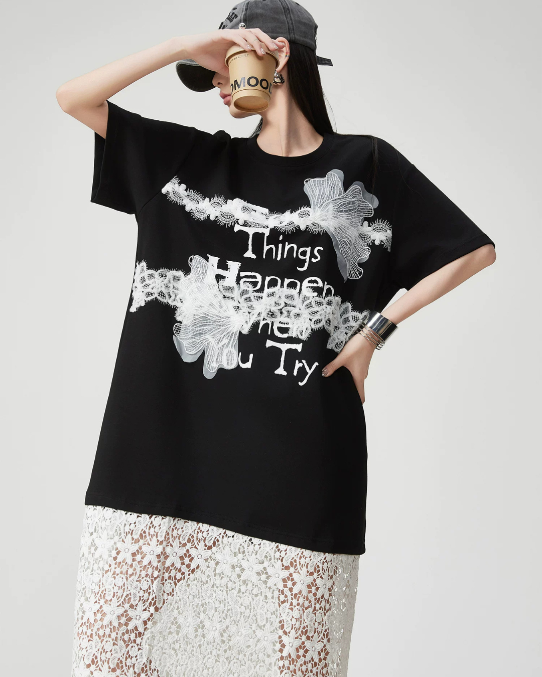 Race Switch T-Shirt Dress FER0155