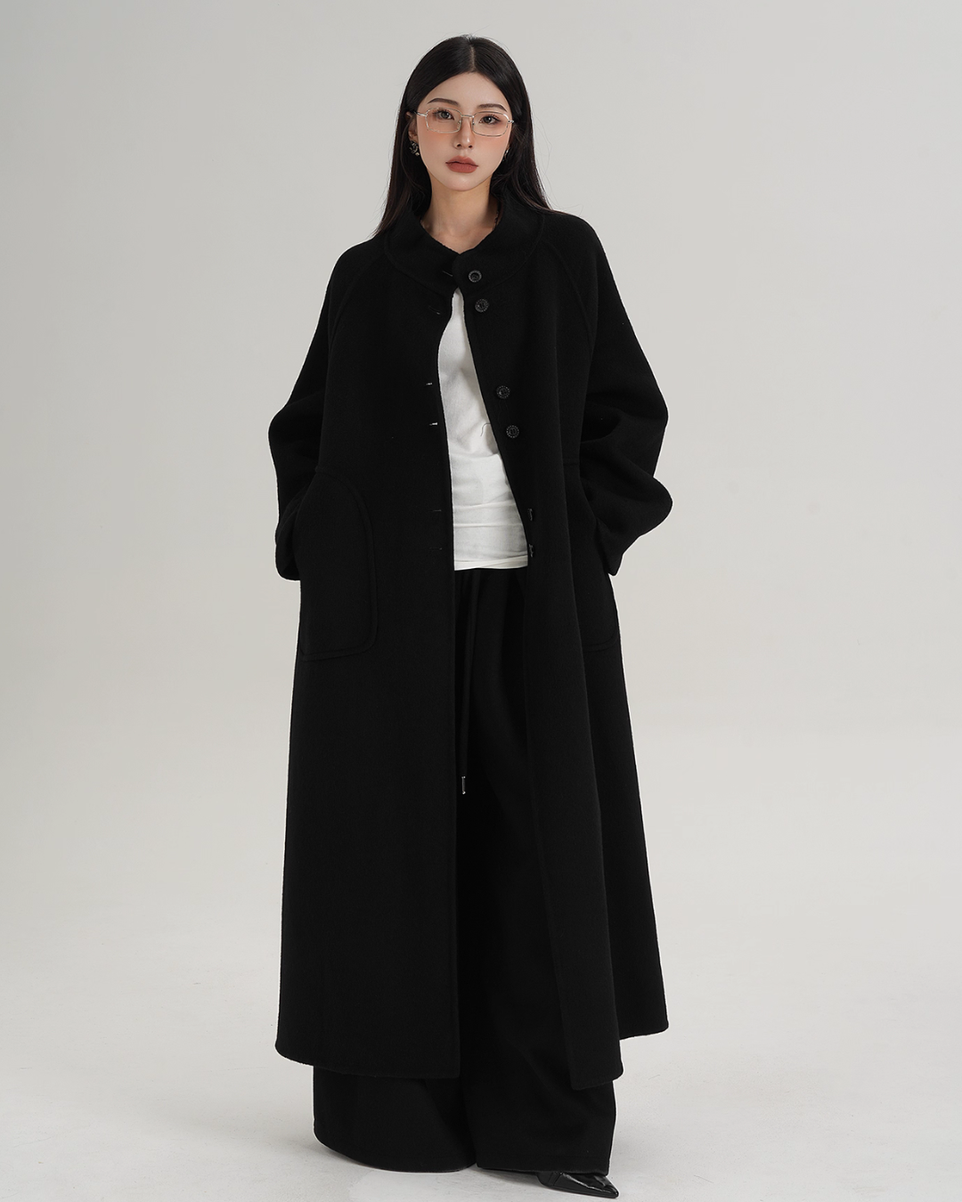 Wool Wide Pants SRS0394