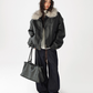 Fur Collar Leather Jacket ACS0347