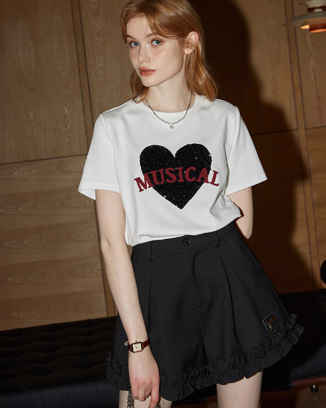 Heart Logo Short Sleeve T-Shirt KMV0014