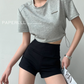 Drost Cropped Tops / High Waisted Wide Sweatpants PPR0004