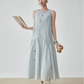 Asymmetric Drape Long Dress FER0279
