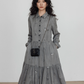 Long-Sleeve Shirt Flare Long Dress VAS0159