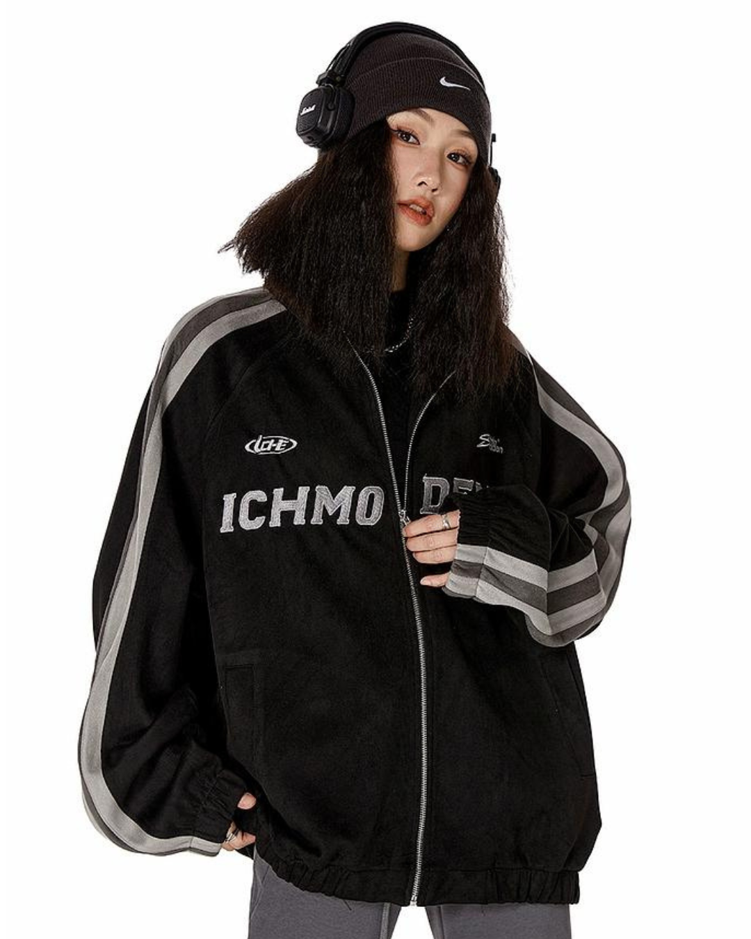 Logo Patch Track Jacket ICM0019