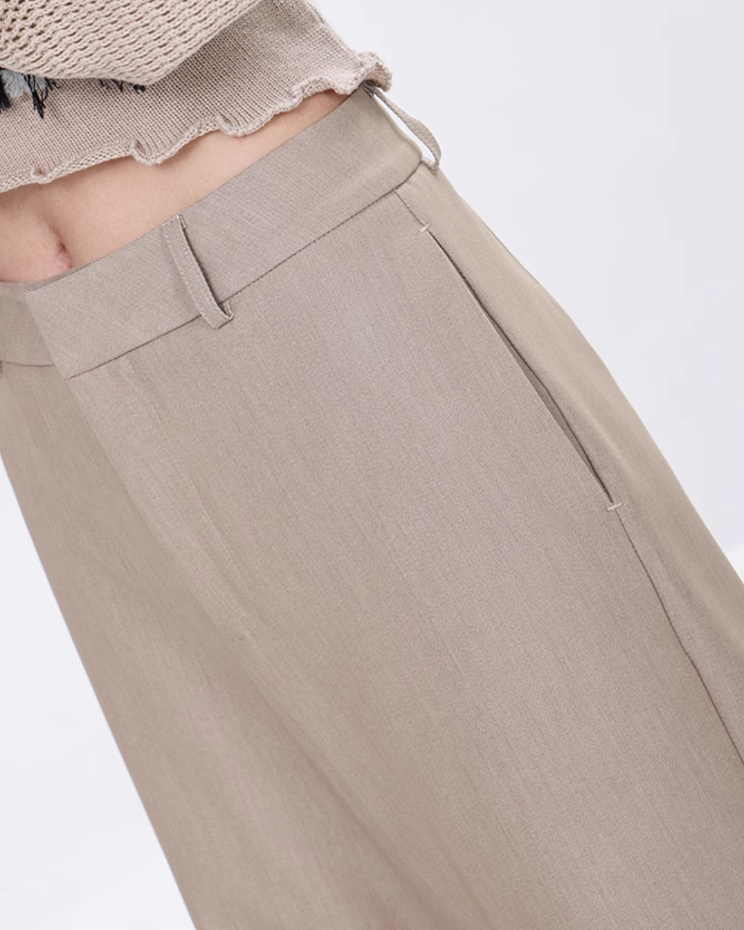 Wide Flare Volume Slacks ABW0005