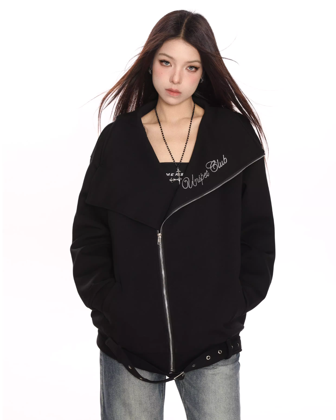 Big Collar Zip Jacket BGS0020