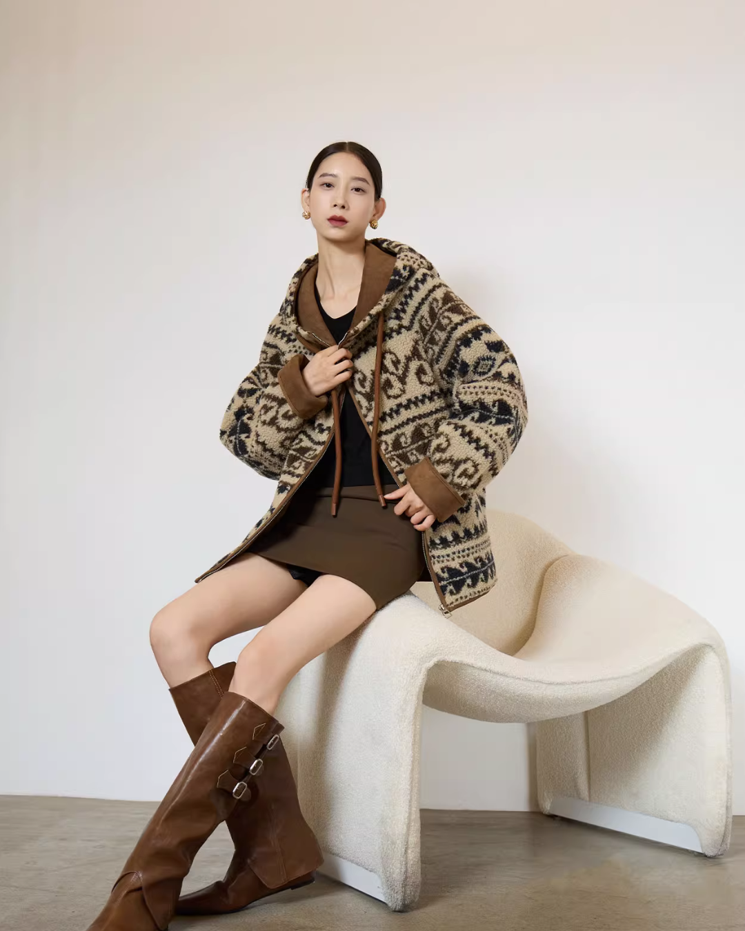 Vintage Nomadic Wool Hoodie SUY0001