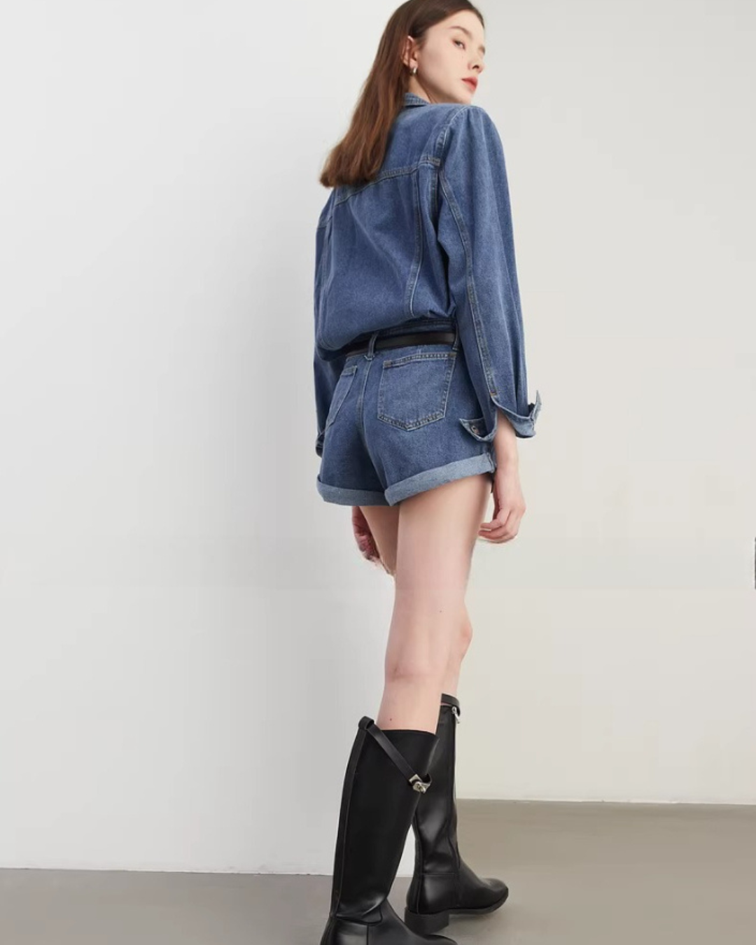 Retro  Blue Jumpsuit DPY0074