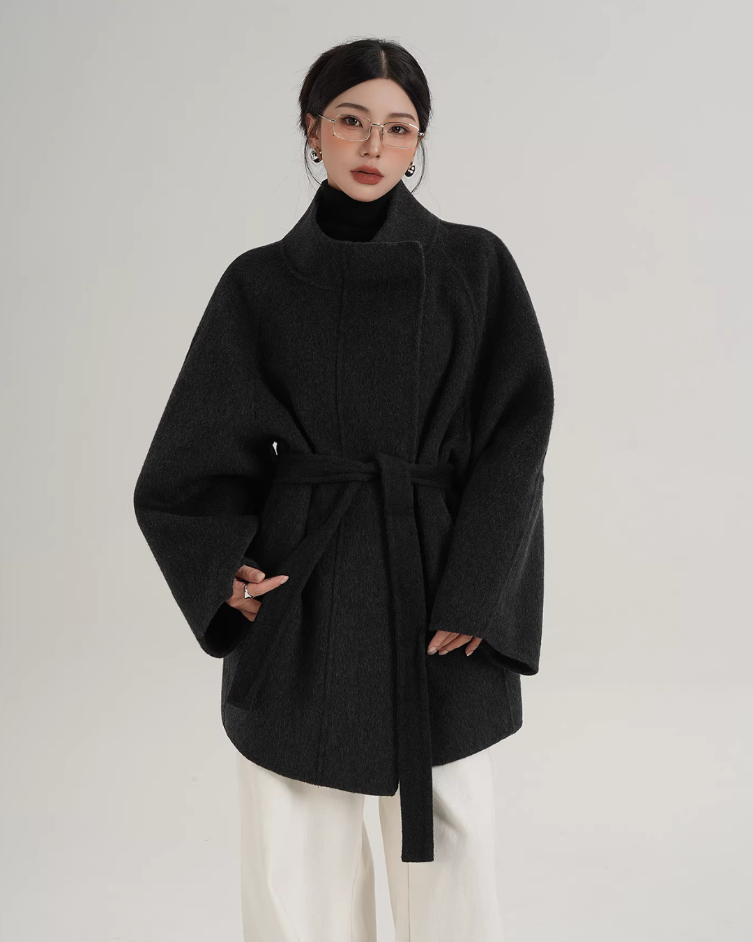 Wool Mid-Length Coat SRS0398