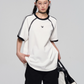Sideline Race Short Sleeve T-Shirt / Race Tiered Mini Skirt ASG0041