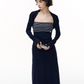 Elegant Fit Long Bodycon Dress / Cardigan / Tops SHE0008