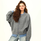 Round Neck Knit Cardigan WDZ0035