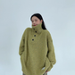 Half-Button Knit Top YLS0960