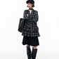Plaid Ruffled Long Sleeve Shirt SHE0009