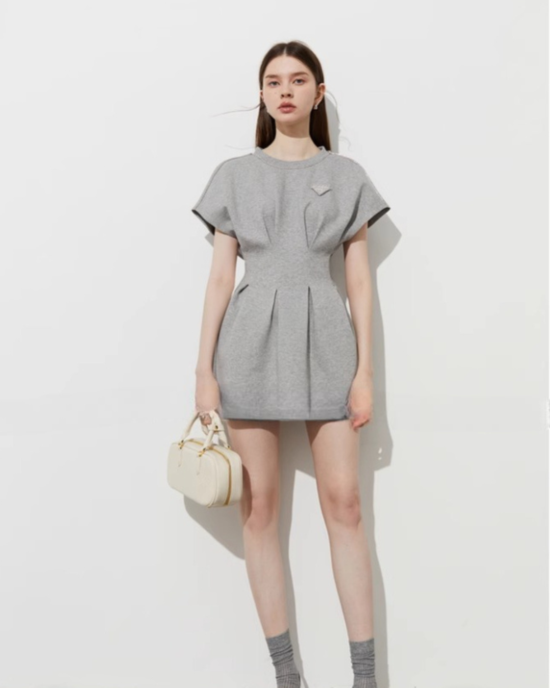Slim Waist Sweat Dress DPY0001