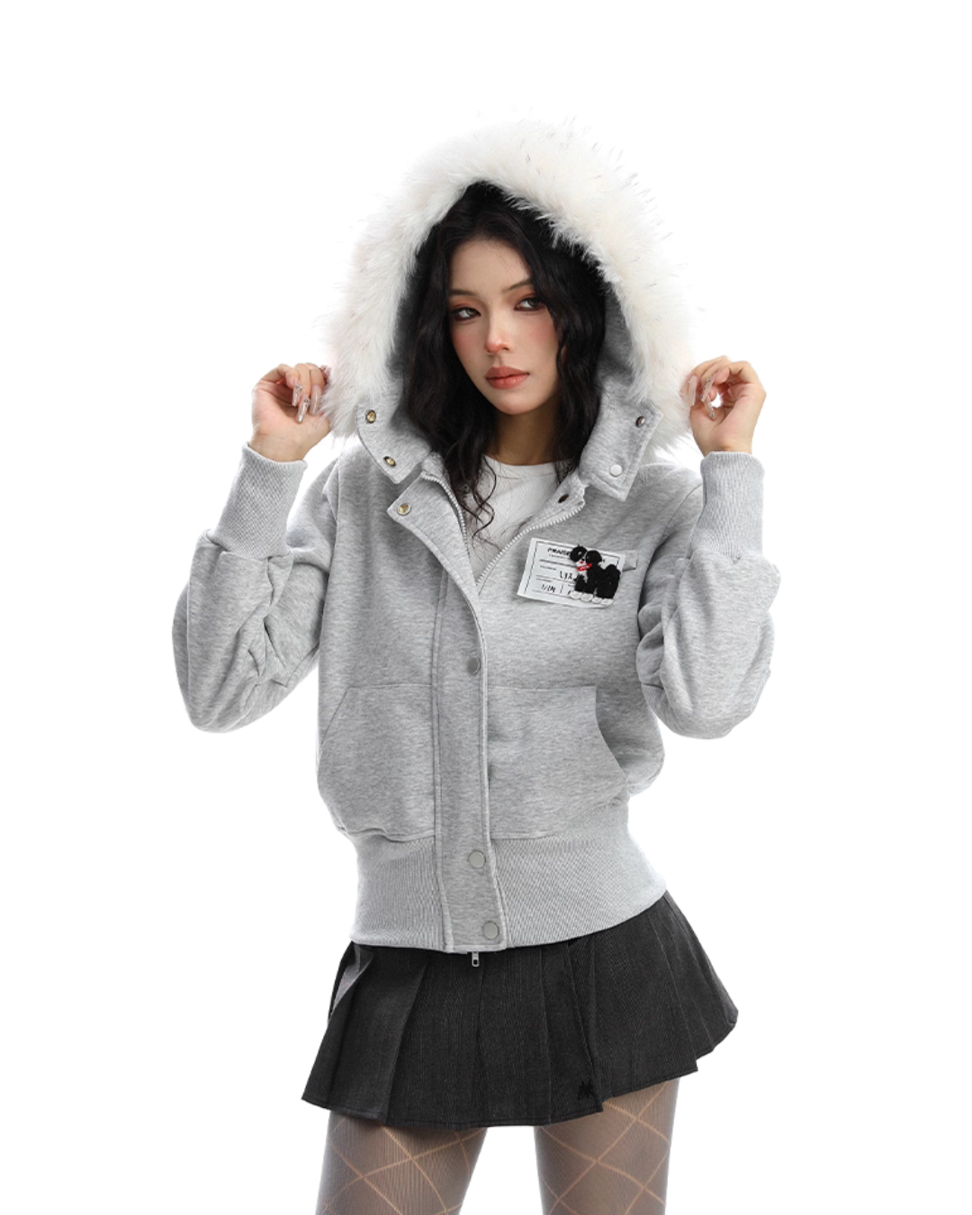 Fur Collar Puppy Short Jacket BGS0024