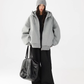 Stand Collar Hoodie Zip Jacket ACS0358