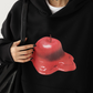 Apple Print Pullover Hoodie ACS0222