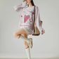 Graphic Oversized Long-Sleeve T-Shirt FER0230